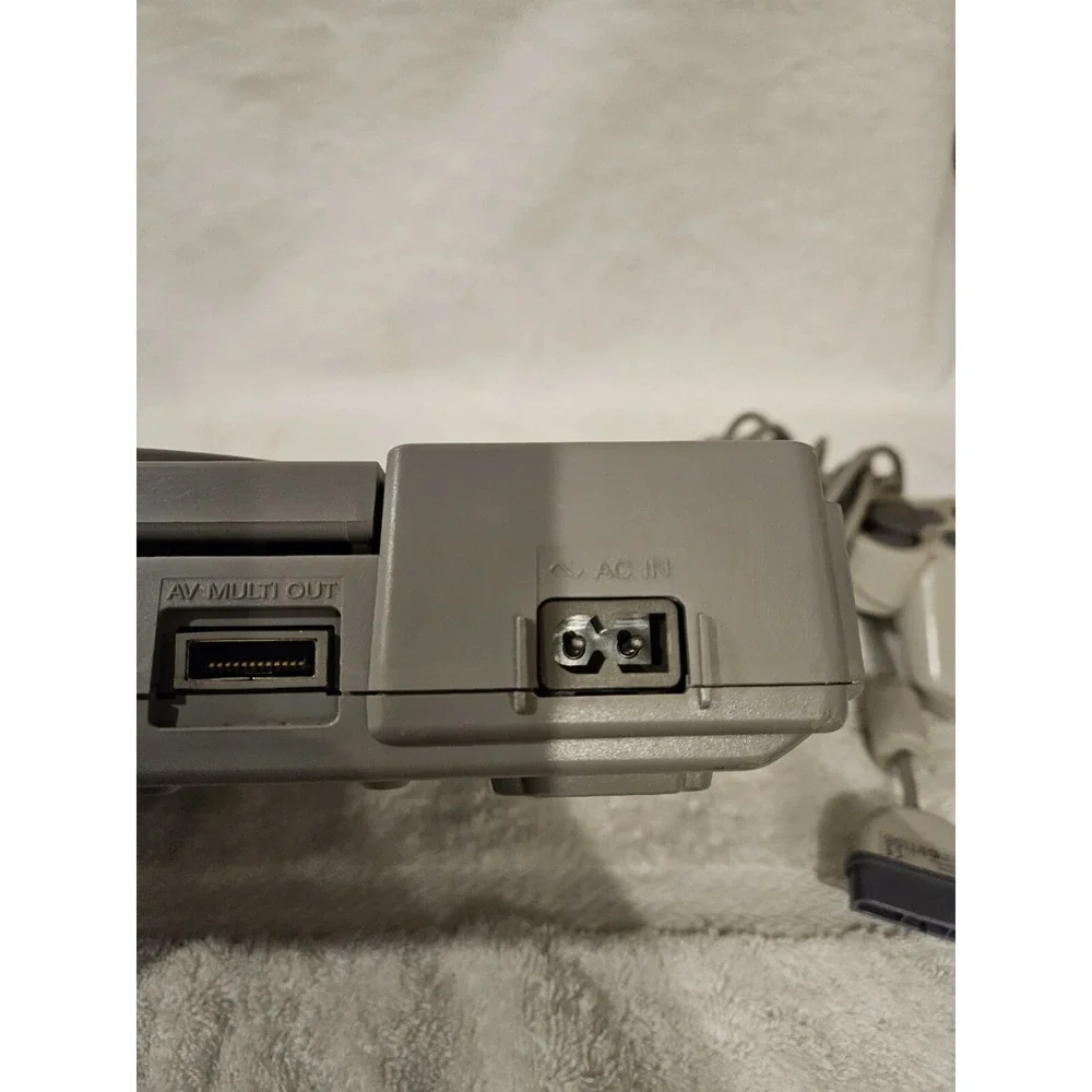 Playstation 1 Ps1 Console SCPH-5501 With OEM 2 Controllers 2 Memory Card No Cord